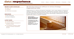 Desktop Screenshot of dataexperience.com